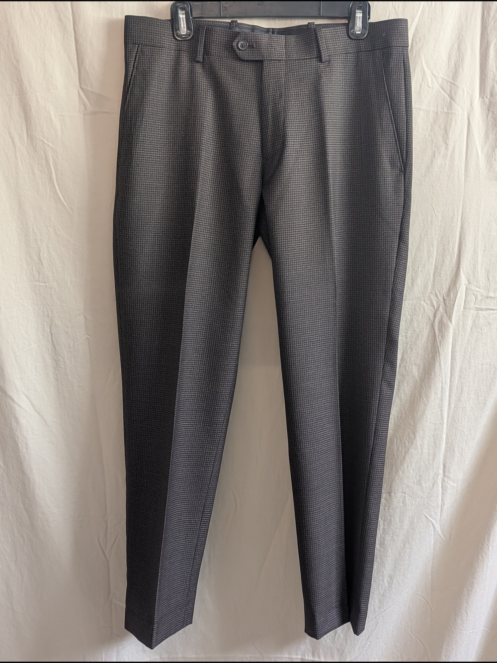 Bar III Wool Flat Front Dress Pants